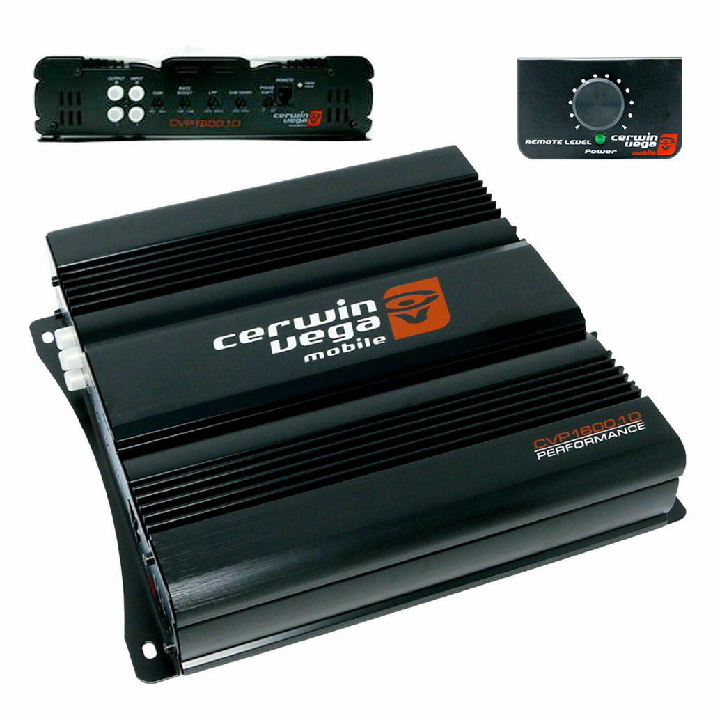 Cerwin Vega VMAX10D4 10” 1600W Subwoofer + CVP1600.1D 1600W Amplifier +4G Kit - Sellabi