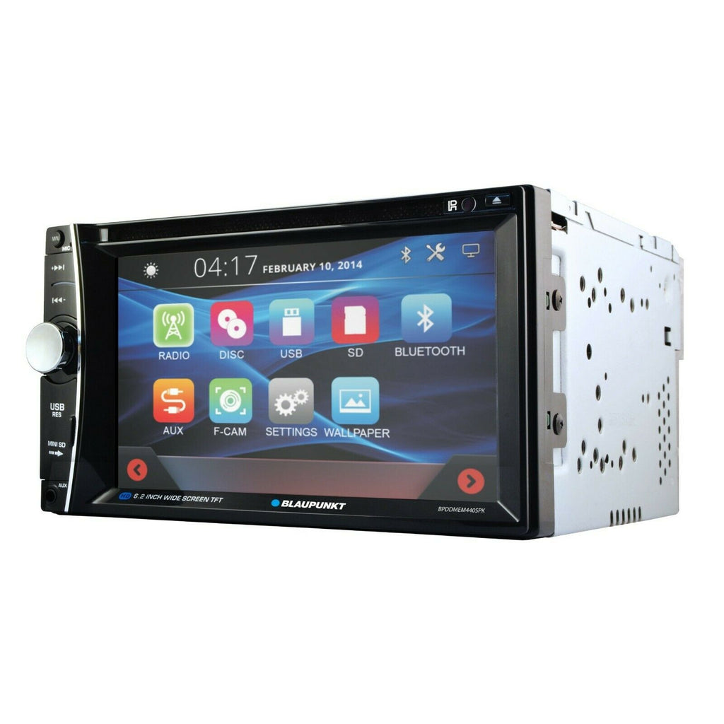 BLAUPUNKT BPDDMEM440SPK 6.2" 2 DIN TOUCHSCREEN DVD + 4X SPEAKERS 6.5" 720 WATTS - Sellabi