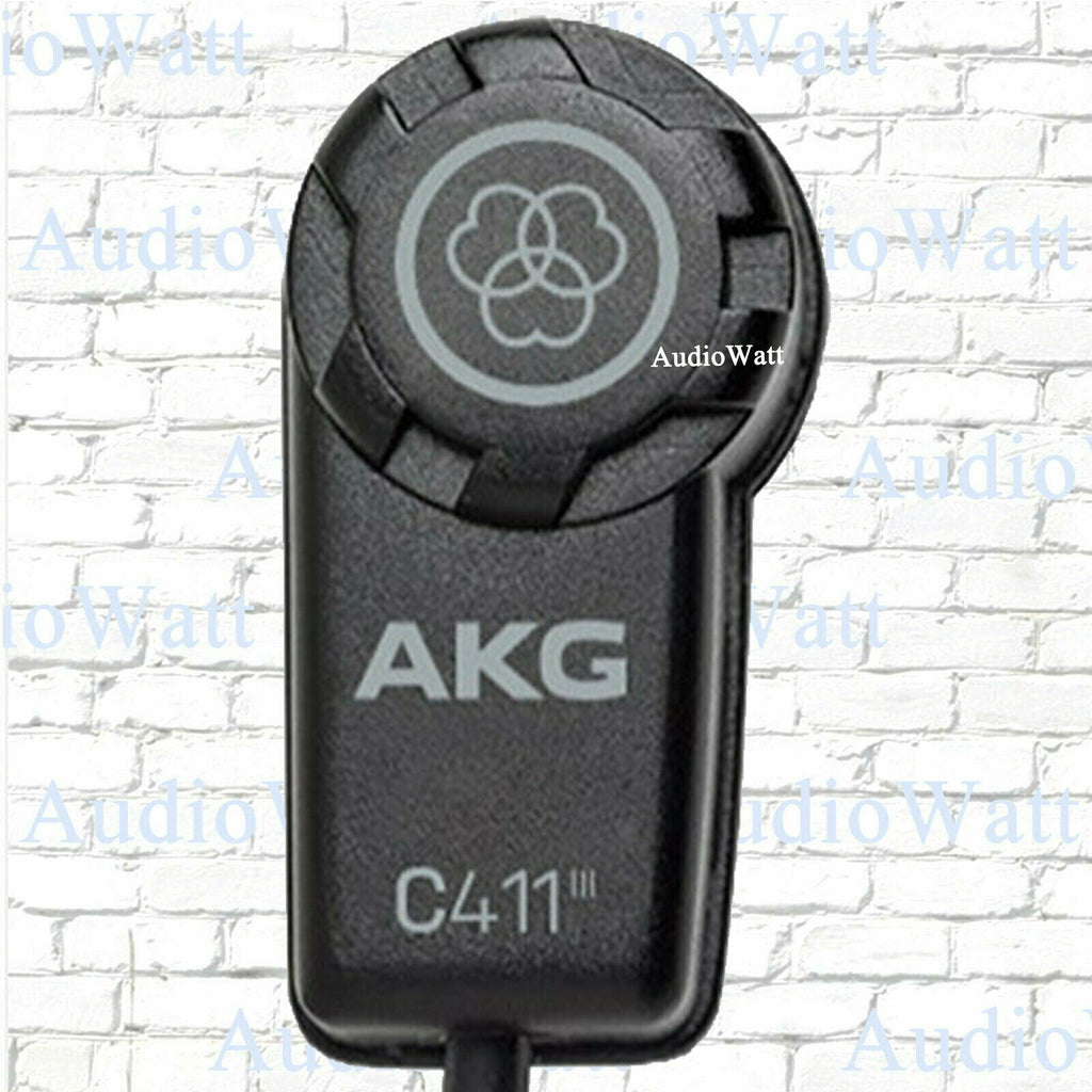 AKG C411 PP High-Performance Miniature Condenser Vibration Pickup MPAV XLR New - Sellabi