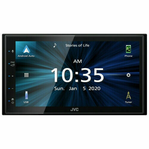 JVC KW-M56BT 6.8" DIGITAL MULTIMEDIA STEREO APPLE CARPLAY ANDROID AUTO NEW - Sellabi