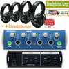 Presonus HP4 4 Channel Headphone Amplifier Monitoring System + 4x HD9 Headphones - Sellabi