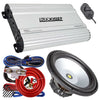 Audiobank P3001 3000W Amp + 1x Gravity GR-15PW 15" 1600W Sub  + 4 Gauge Amp Kit - Sellabi