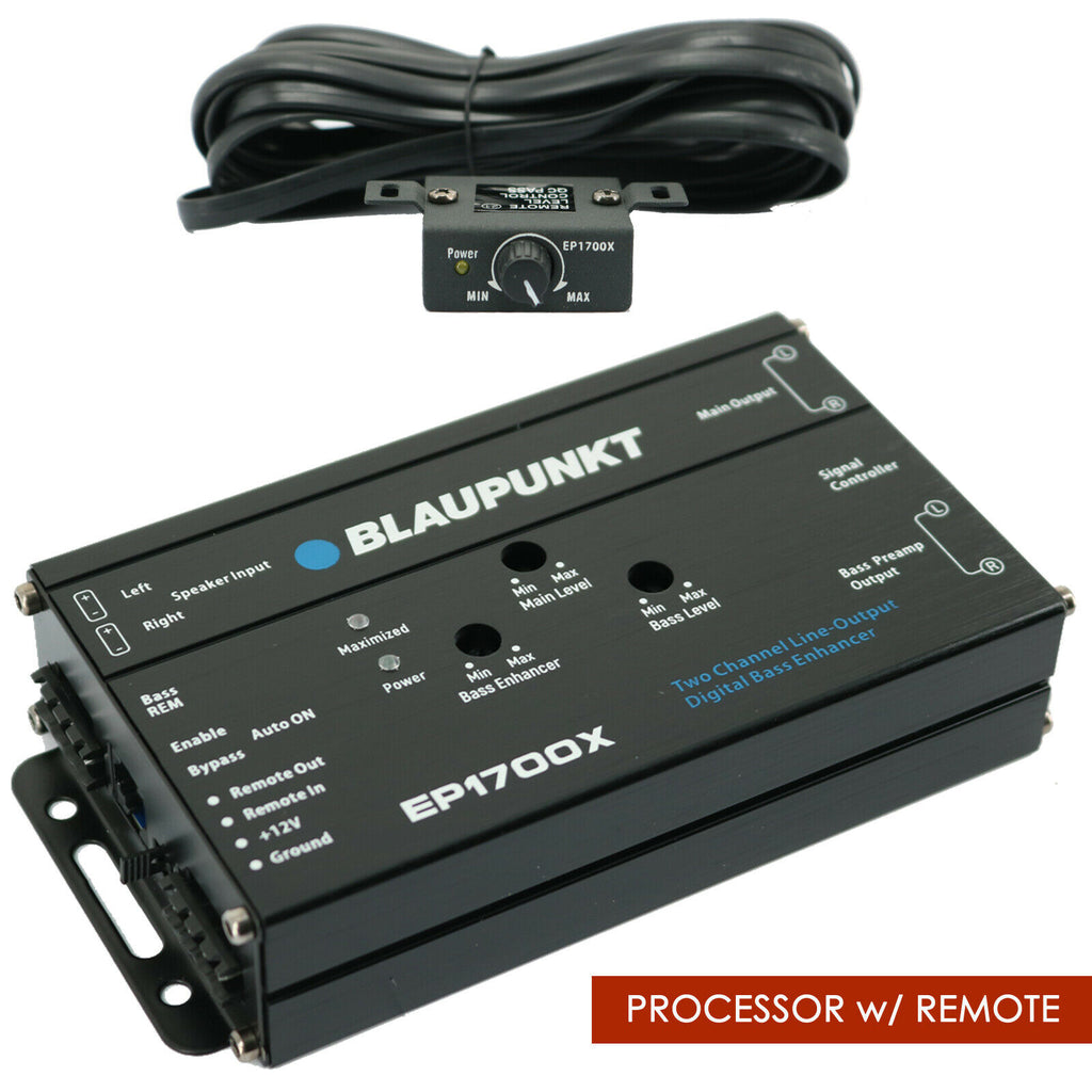 BLAUPUNKT EP1700X CAR AUDIO DIGITAL BASS RECONSTRUCTION PROCESSOR w/ REMOTE - Sellabi