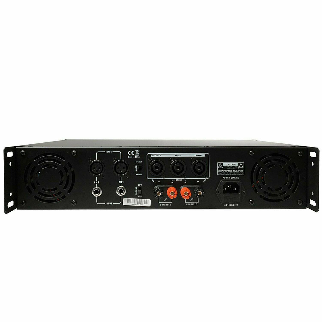 Gemini Pro GPA-4800 4000W 2 Channel Power DJ Amplifier 2U Rack Mount Amp Stereo - Sellabi