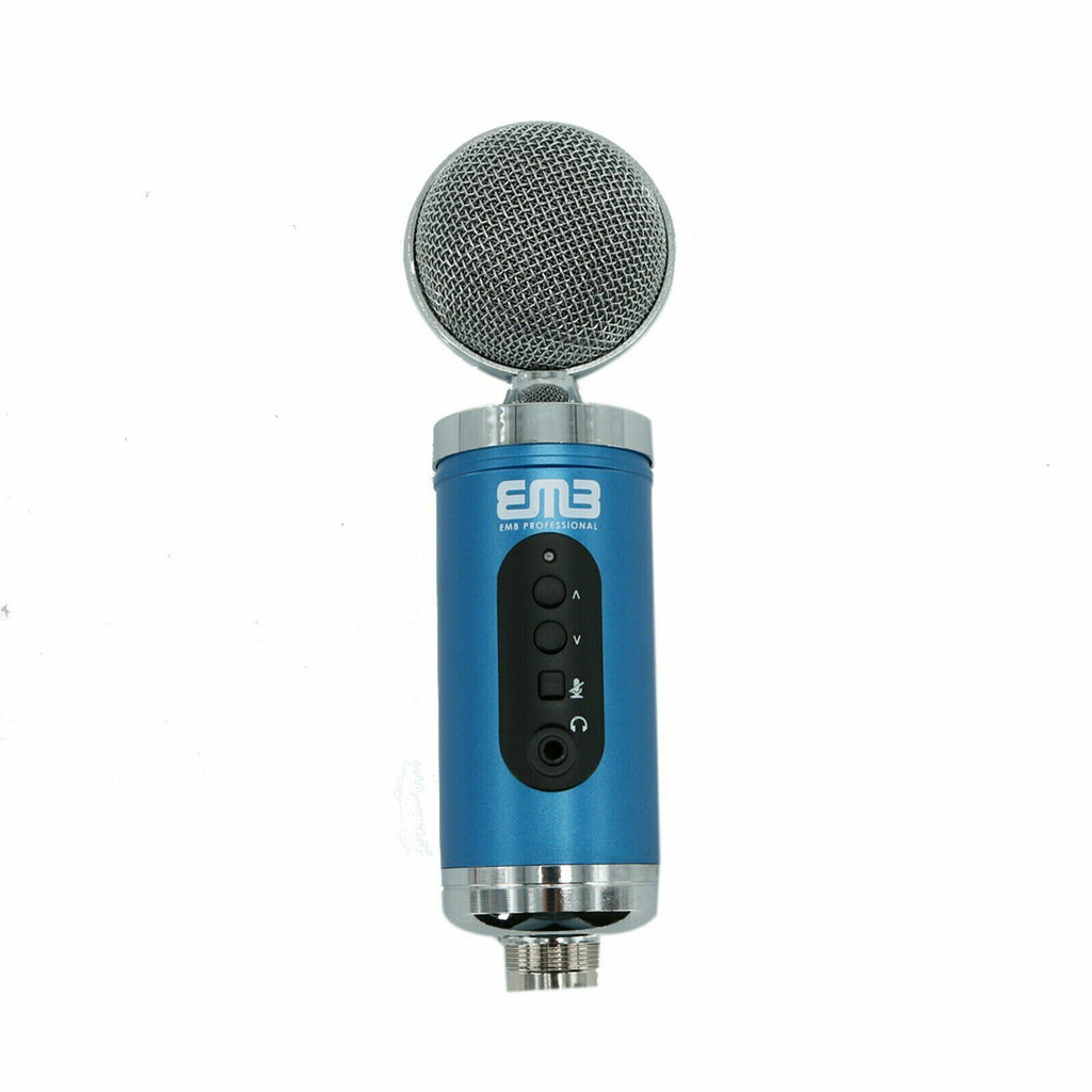 EMC960 Multi Pattern Recording Large Diaphragm Condenser Studio Microphone Blue - Sellabi