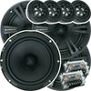 Two Pairs of Gravity 6.5-Inch 2-Way Car Component Speaker Audio System 6-1/2in - Sellabi