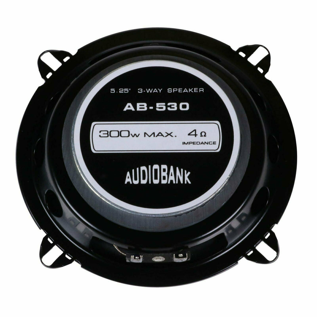 AudioBank AB-530 | 5.25" 3-Way Car Coaxial Speakers - Sellabi