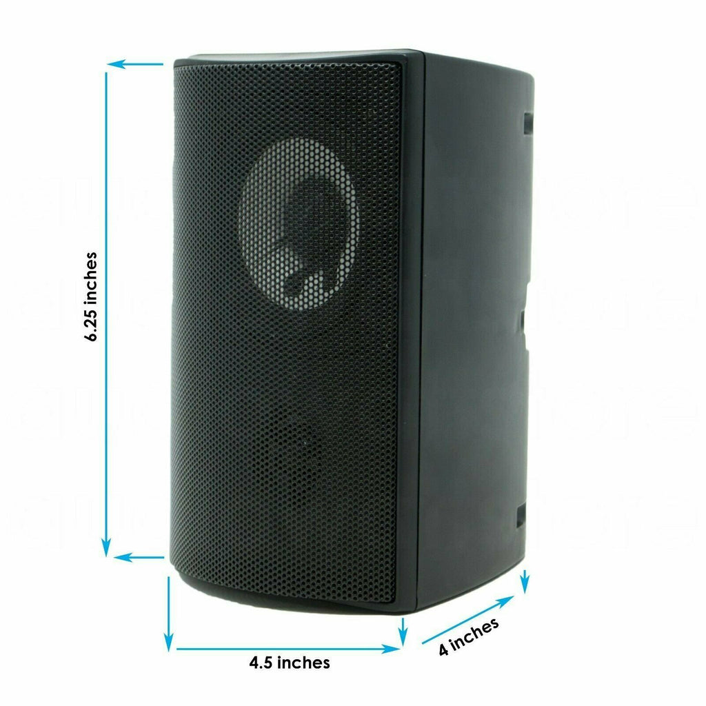 EMB ECW10 100W Full Range Indoor / Outdoor Waterproof Speaker - Black (Single) - Sellabi