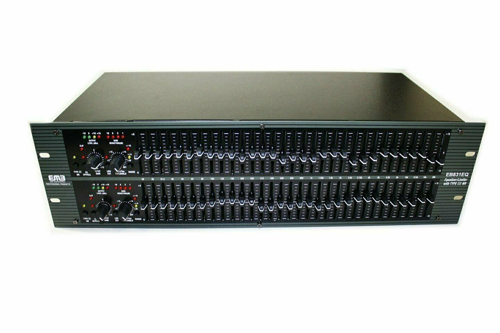 EMB Professional Sound System EB831EQ Graphic Equalizer / Limiter With Type 3 NR - Sellabi