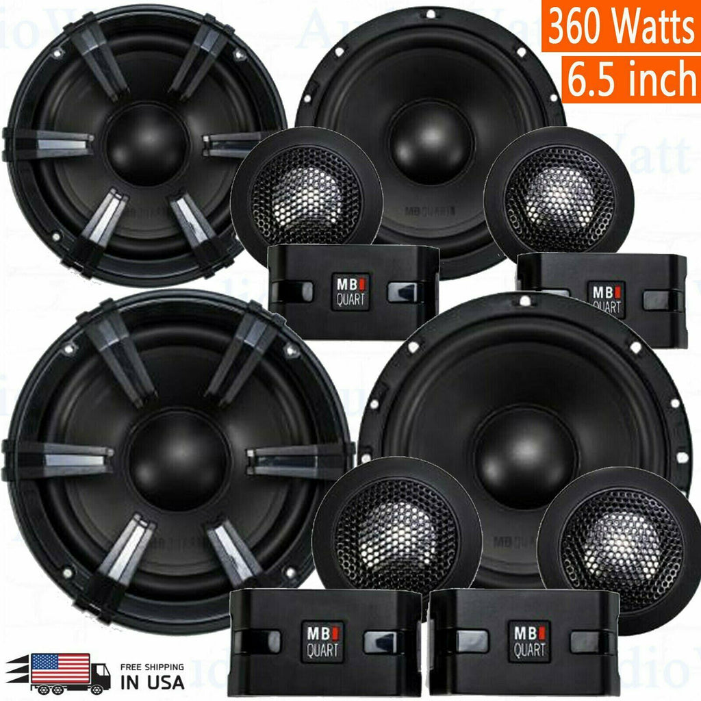 NEW 2 Pairs MB Quart DC1-216 6.5" Car Audio Component Speaker System 6-1/2" inch - Sellabi