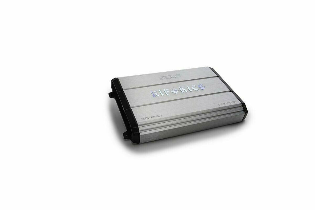 HIFONICS ZEUS ZXX-1000.4 1000W BRIDGEABLE 4-CHANNEL AMP CLASS A/B + 4-CH AMP KIT - Sellabi
