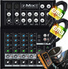 Mackie Mix8 8-channel Compact 6-input Desktop Mixer + 2x XLR Cables + Magnet - Sellabi