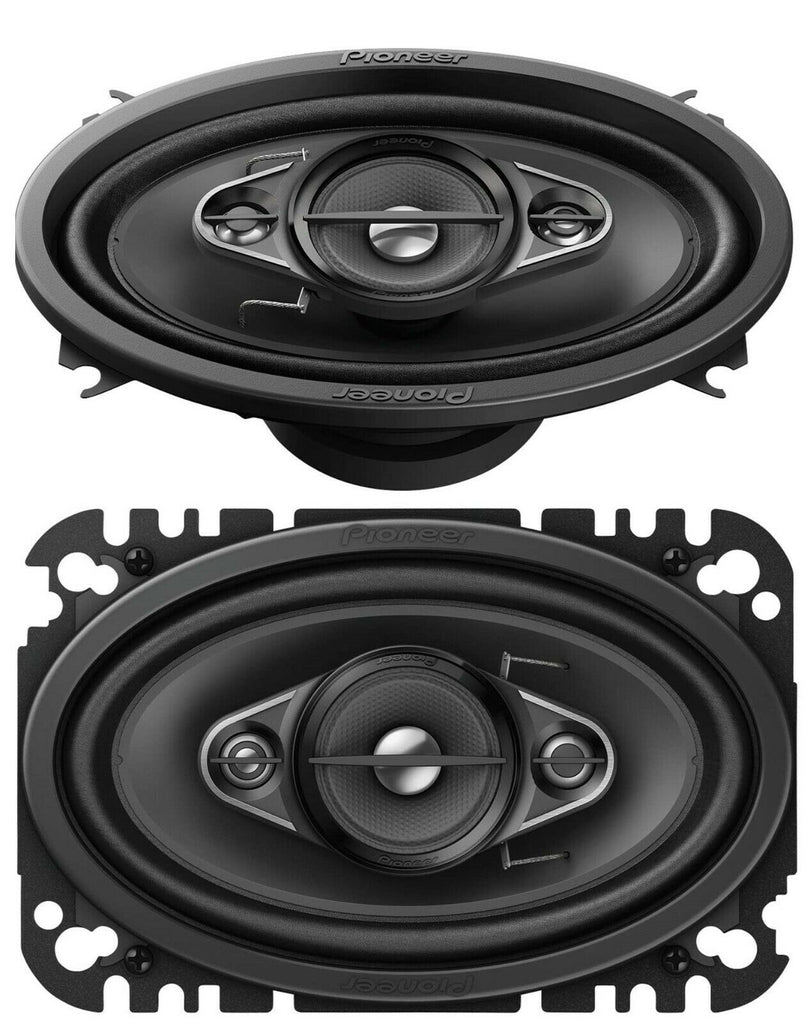 Pioneer TS-A4670F 4" x 6" -4-way, 210 Watts Max Power Coaxial Car Speaker -1Pair - Sellabi