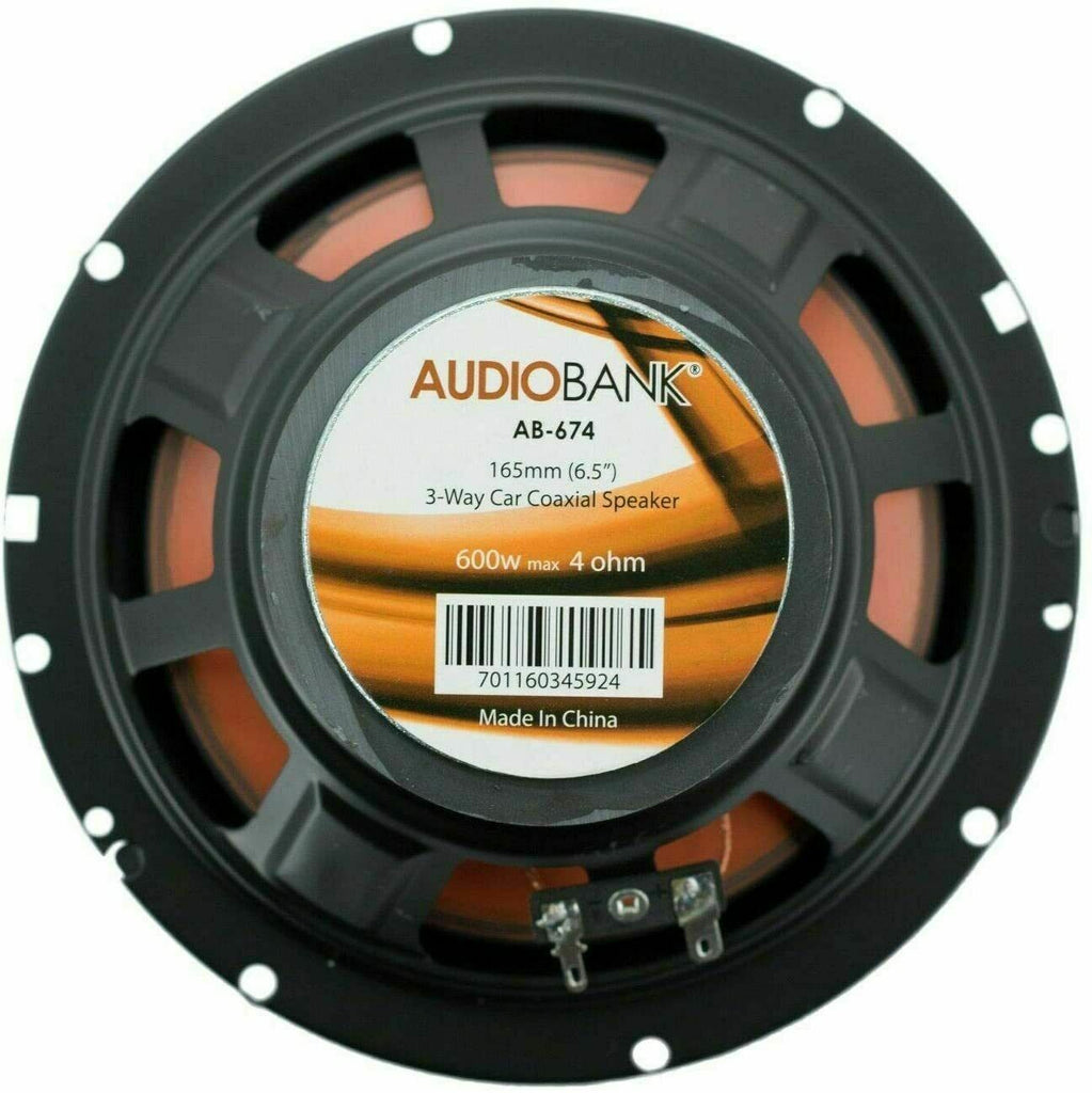 2xAudiobank AB-790 6x9" 1000W Max + 2x AB-674 6.5" 600W Max Coaxial Car Speakers - Sellabi