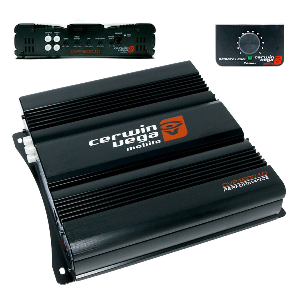 Cerwin Vega CVP1600.1D Single Channel 1600W 2-Ohm Stable Class D Monoblock Amp - Sellabi