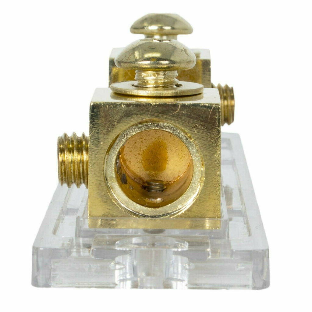 0 / 2 / 4 Gauge Inline ANL Fuse Holder Gold Series + 200A Fuse X Audio XANL150P - Sellabi