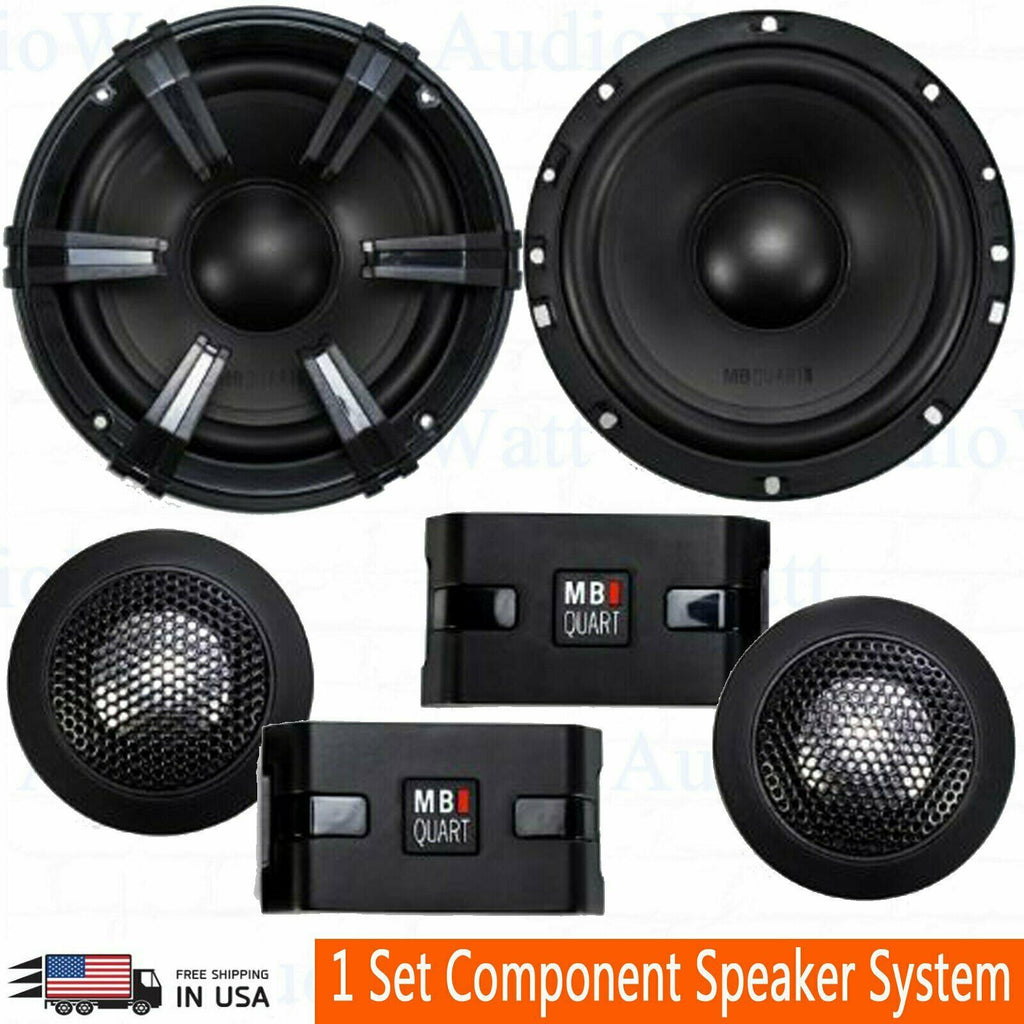 NEW 1 Pair MB Quart DC1-216 6.5" Car Audio Component Speaker System 6-1/2" inch - Sellabi