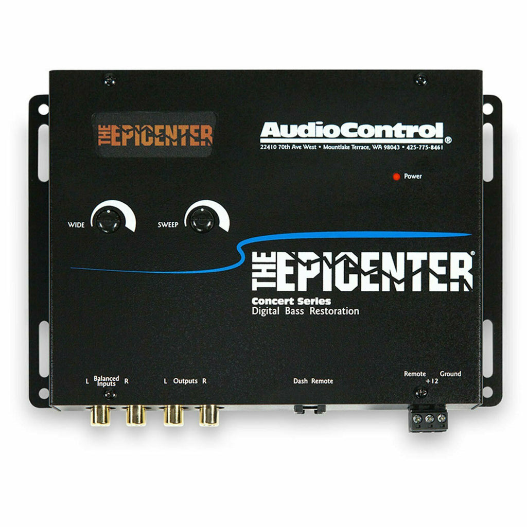 Audio Control The Epicenter Black Digital Bass Enhancer Restoration Processor - Sellabi