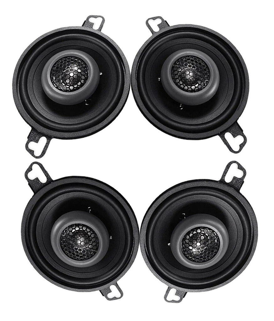 4x MB Quart FKB108 Formula 140 Watts Max Power 3.5" 2-way Coaxial Car Speakers - Sellabi