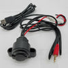 12V 2.1A USB Waterproof Charger Power Outlet with AUX 3.5mm For Boat/ATV/UTV/RZR - Sellabi