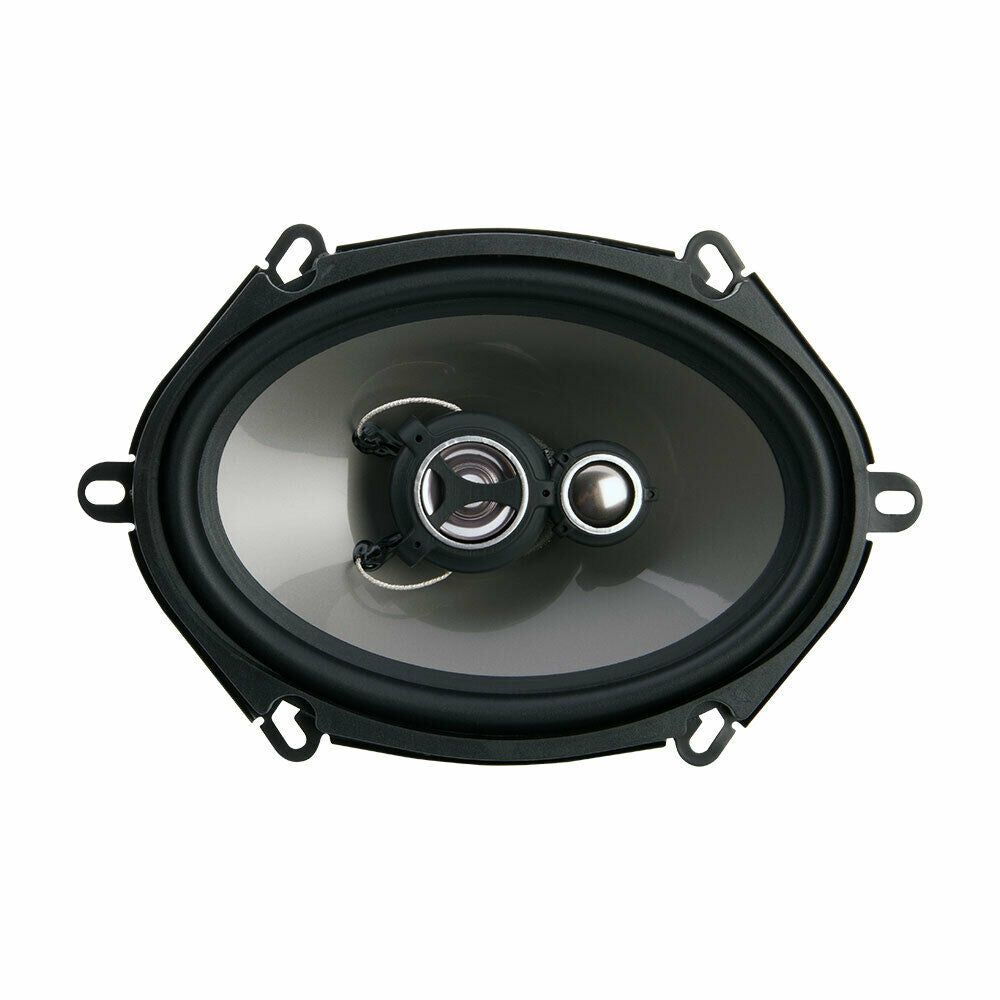 Soundstream AF.653 6.5" & AF.573 5x7" Speakers +Audiobank P1004 Amp + 4CH Kit - Sellabi