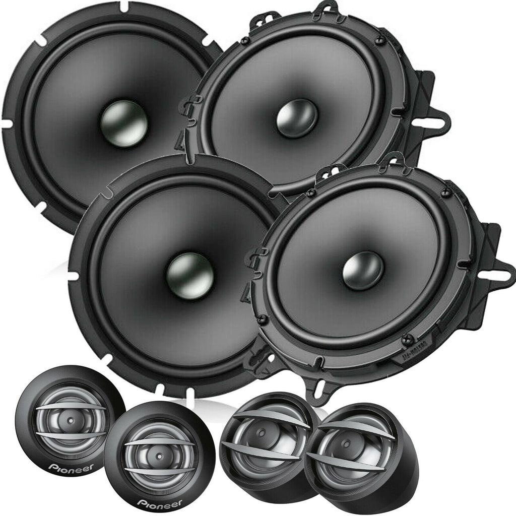 NEW Pioneer TS-A1607C 6.5" 2-Way Car 700 Watts Component Speaker 6-1/2" - 2 Sets - Sellabi