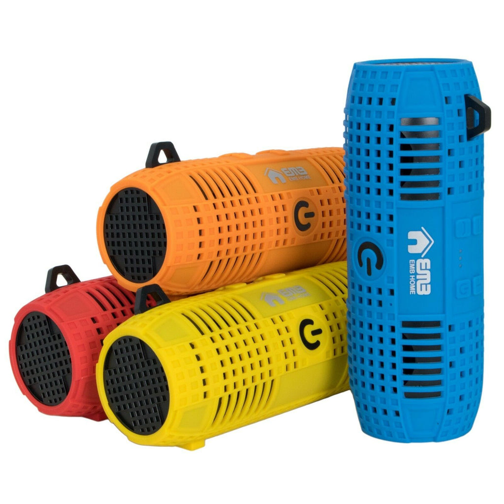 EMB Rechargeable Portable Waterproof Black , Bluetooth Speaker Wireless Bass USA - Sellabi