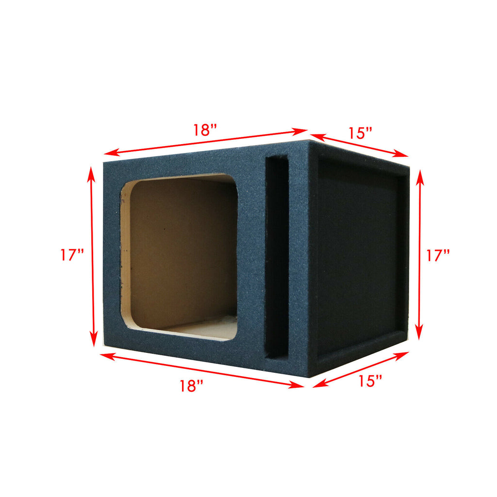 1x 12" Single Ported L7 L5 KICKER Vented Square Box Subwoofer Enclosure 1" MDF - Sellabi