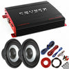 Crunch PX2000.1D Class D 2000 Watts Amplifier + (2) 12" High Power Sub with KIT - Sellabi