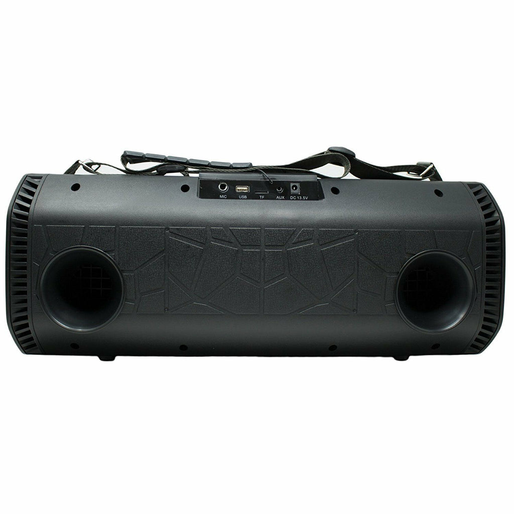 Boombox Street Disco Stereo Speaker, Rechargeable Battery & Headphone Work w/ BT - Sellabi