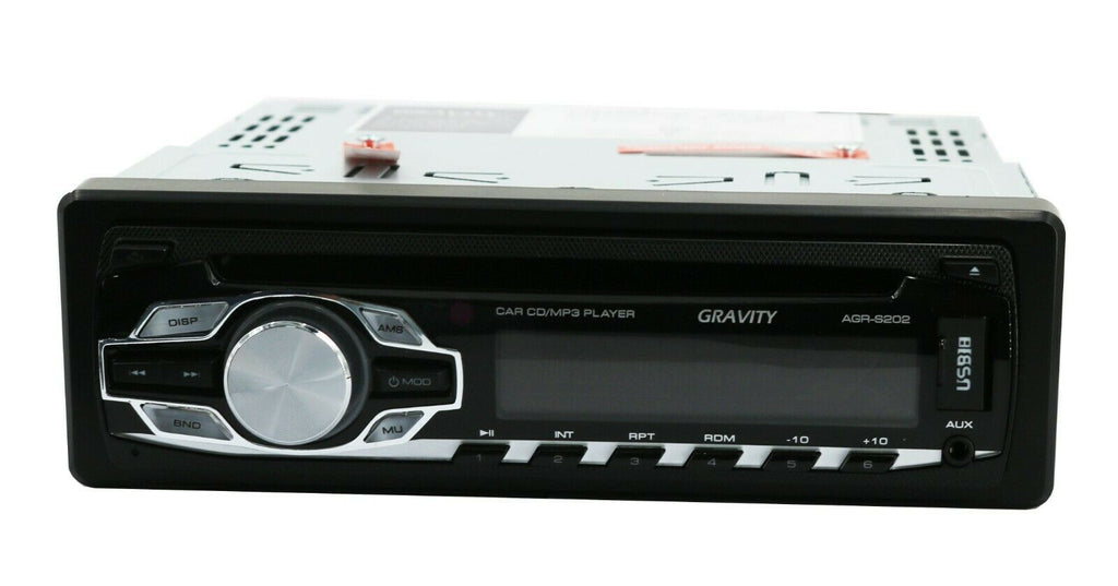 Gravity AGR-S202 Car Stereo Receiver + 4x Audiobank 6.5" 600 Watt 3-Way Speakers - Sellabi