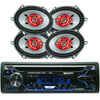 Gravity AGR-209BT CD Player w/ Bluetooth + 4x Soundxtreme ST-680 6"x8" Speakers - Sellabi