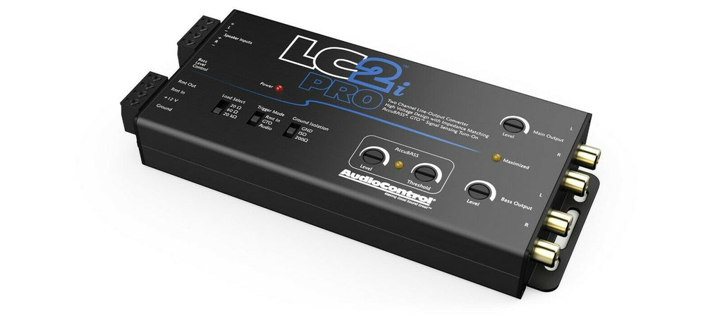 AudioControl LC2i Pro 2 Channel Line Out Converter with ACCUBASS w/ Dash Remote - Sellabi