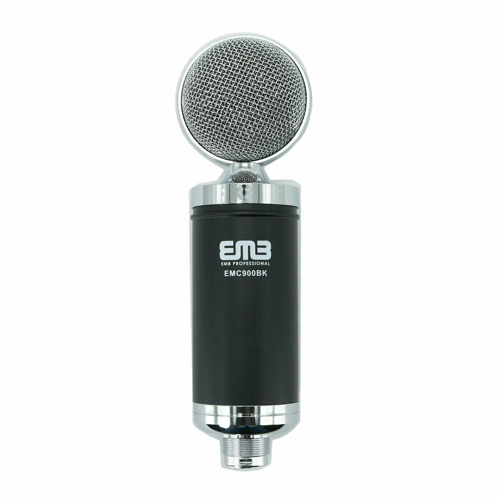 EMC900 Multi-Pattern Large Diaphragm Condenser Project Studio Microphone Black - Sellabi