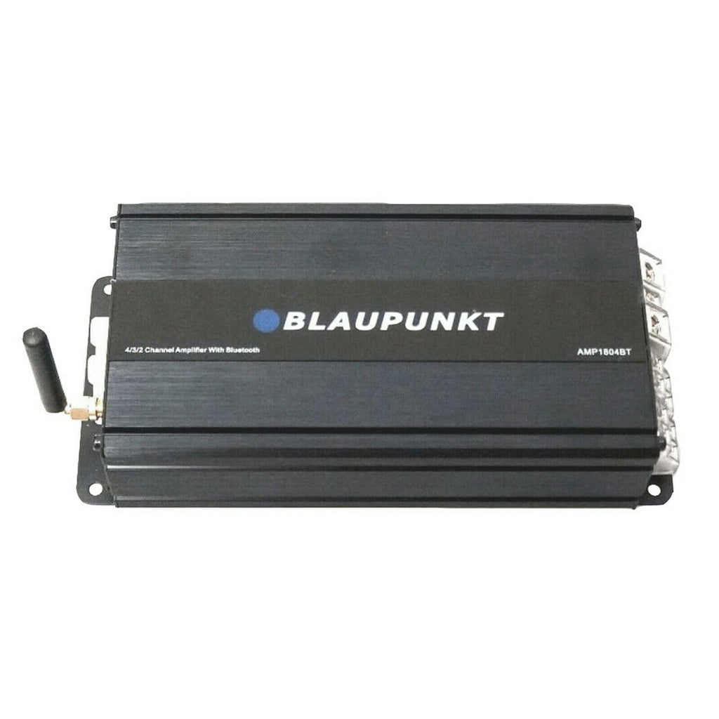 Blaupunkt AMP1804BT Car Audio 4-Channel Class D 1600W Amplifier w/ Bluetooth NEW - Sellabi