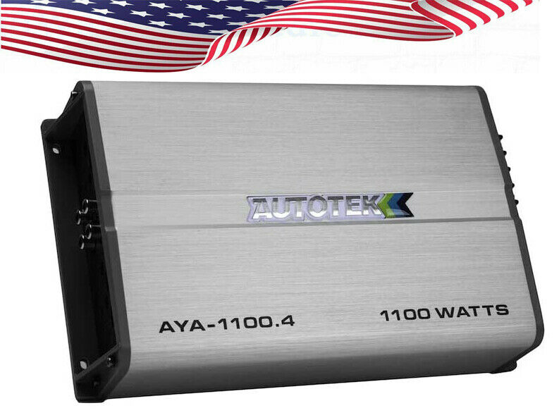 Autotek AYA1100.4 Alloy Series 1100 Watts 4 Channel Car Audio Amplifier - Sellabi