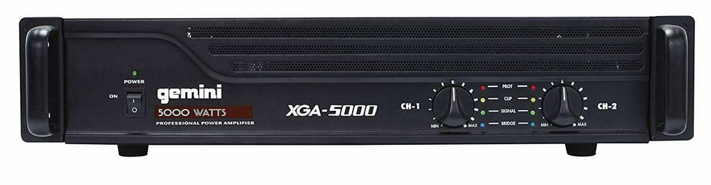 Gemini XGA-5000 Professional Power Amplifier 5000W Rack PA Amp XGA5000 - Sellabi