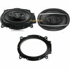 2x Pioneer TS-A6960F 450 Watts 6" x 9" 4-Way Car Audio Coaxial Speakers 4 Ohms - Sellabi