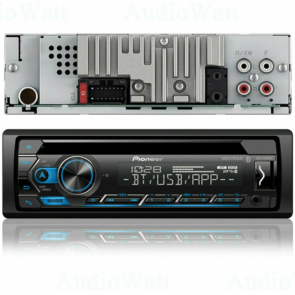 Pioneer DEH-S4200BT 1-DIN CD Player Bluetooth + 2x JVC CS-J620 6.5" 300W Speaker - Sellabi