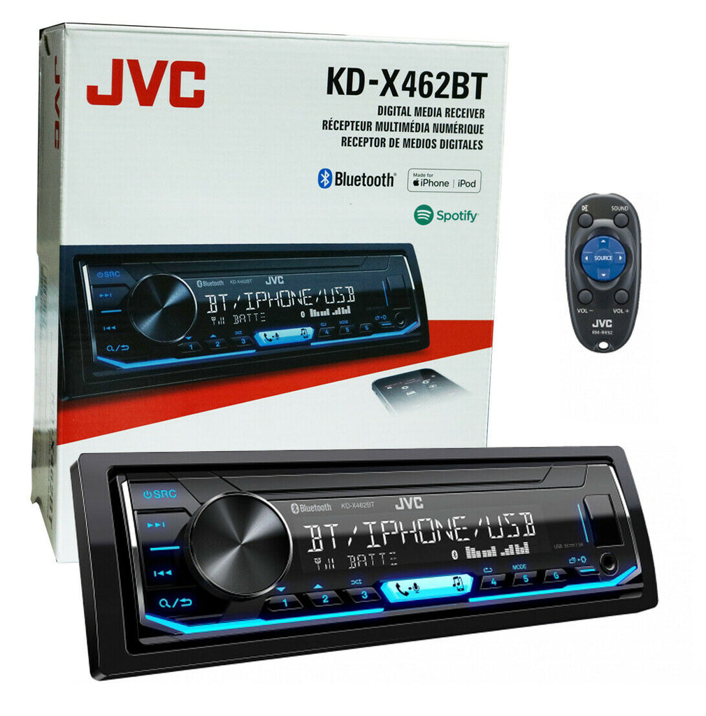 JVC KD-X462BT Digital Media Receiver w/Bluetooth & USB/AUX Input - Sellabi