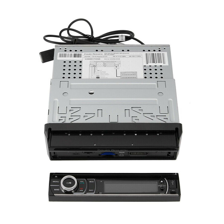 Power Acoustik PD-721B 7" Single-DIN Motorized Touchscreen w/DVD/CD & Bluetooth - Sellabi