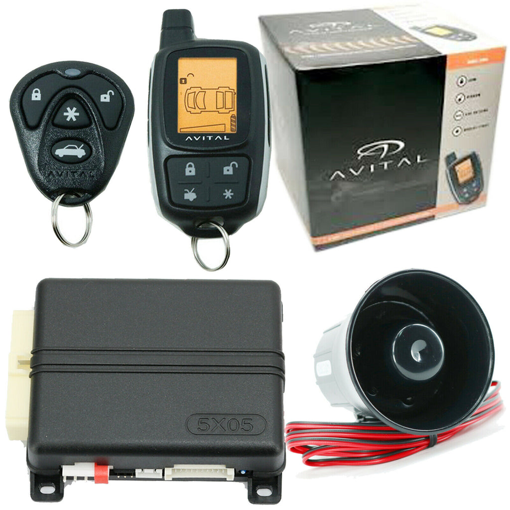 Avital 5305L 2-Way Remote Auto Car Starter Alarm Security System Replaced 5303L - Sellabi