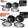 4x Rockford Fosgate Prime R169X3 260W 6x9" 3-Way Coaxial Speakers - 2 PAIRS - Sellabi