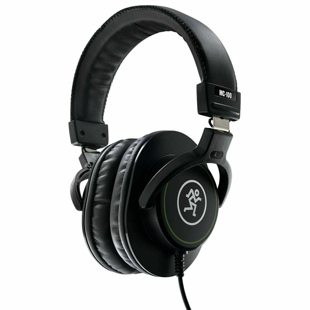 2 - Mackie MC-100 Pro Closed-Back Padded Headband 1/4" Adapter Headphones - Sellabi