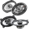 2x Crunch CS46CX 250W 2-Way 4"x6" Speakers + 2x CS693 6"x9" 400W 3-Way Speakers - Sellabi