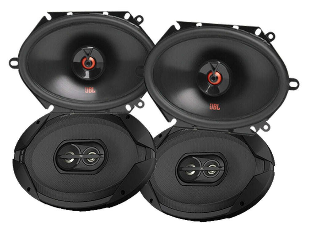 2x JBL JBL Club 8622 6x8" 180Watts + 2x GT7-96E 210W Watt 6"x9" Speakers - Sellabi