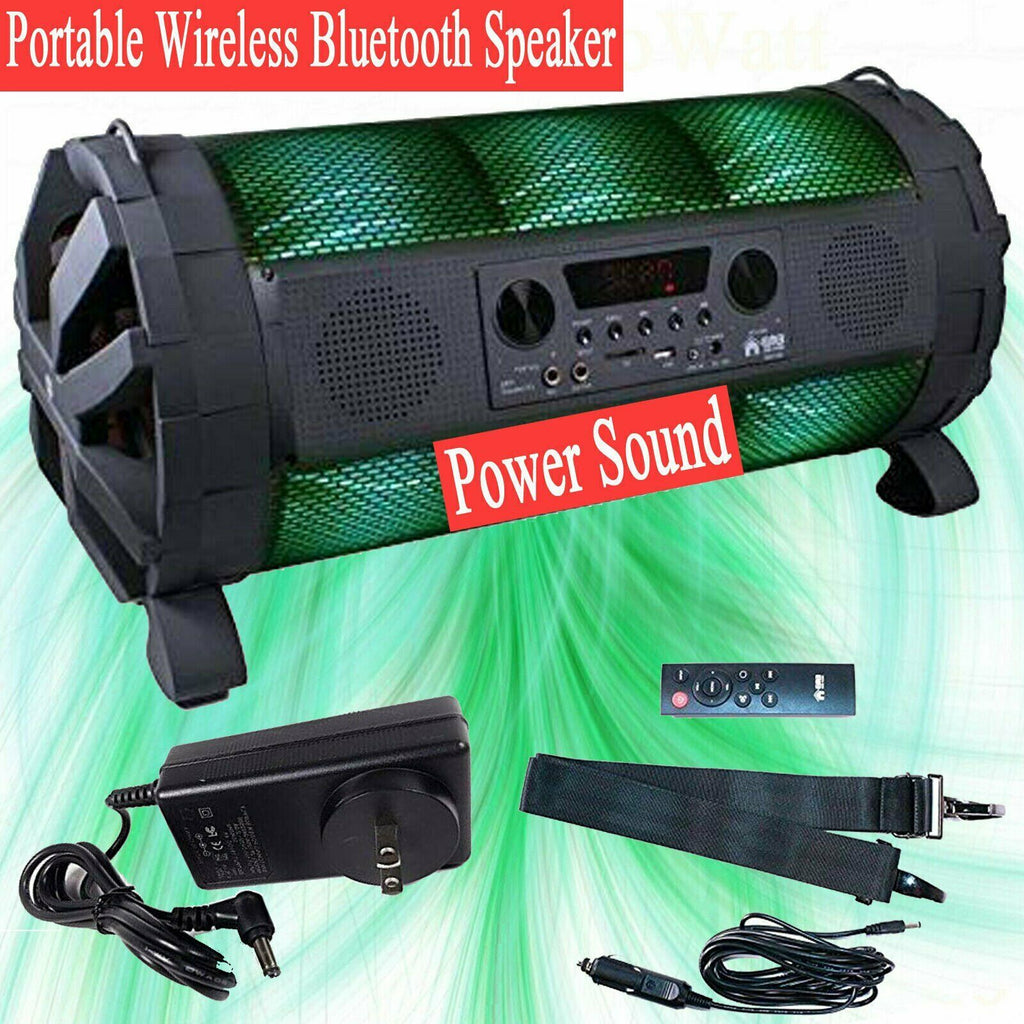 DOUL 8" Portable Wireless Stereo DJ Bluetooh Speakers Boombox Rechargeable Loud - Sellabi