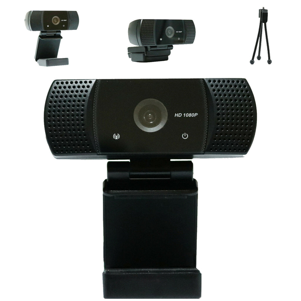 HD 1080P Webcam w/ USB Interface Auto Focusing Web Camera For PC Desktop Laptop - Sellabi