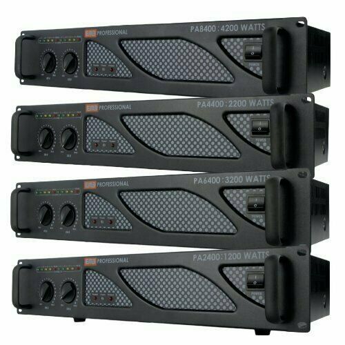 EMB Pro PA8400 4200W 2 Channel Power DJ Amplifier 2U Rack Mount Amp Stereo - Sellabi