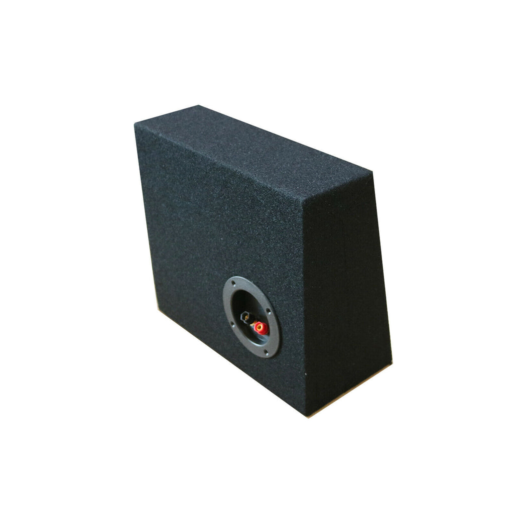 1x Single Sub Speaker Truck Subwoofer Box 10" Sealed Woofer Enclosure 1" MDF - Sellabi